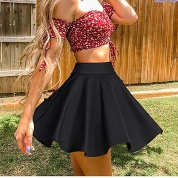 Avidlove Black High Waist Mini Skirt - Picture 5 of 5